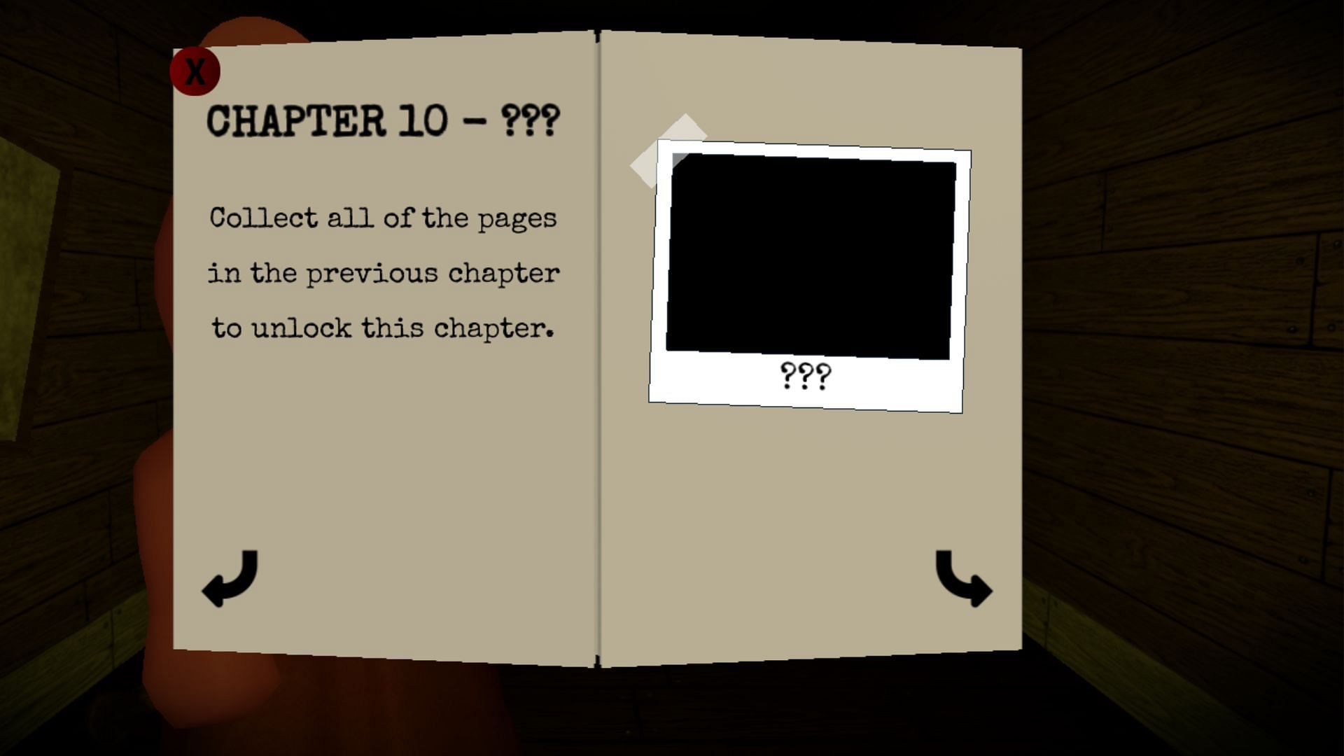 The image with a description will pop up after collecting papers (Image via Roblox)